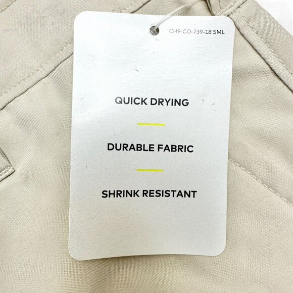 Champion Shorts Womens L 12-14 Quick Dry Beige Polyester Shrink Resistant - Picture 3 of 6